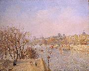 Camille Pissarro The Louvre: Morning oil on canvas